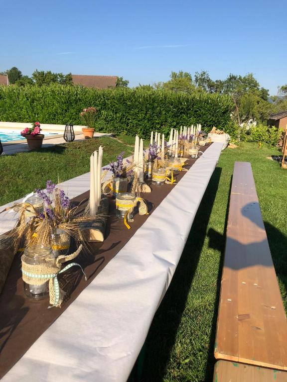 Zahrada ubytování Escale sur la Côte
