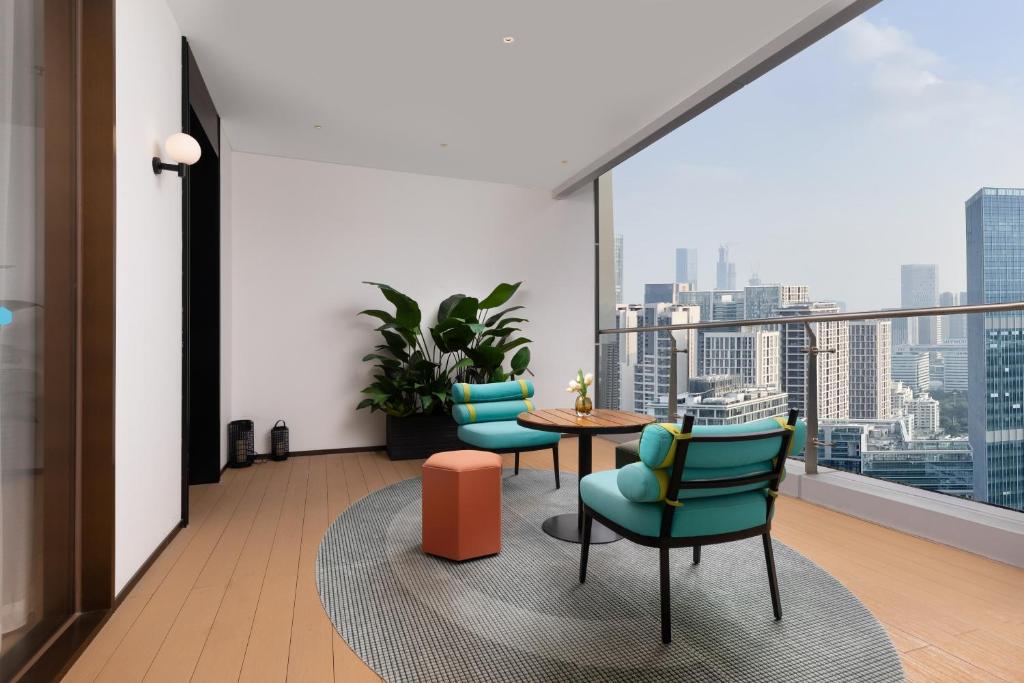 Posezení v ubytování Hampton by Hilton Shenzhen Nanshan Science and Technology Park