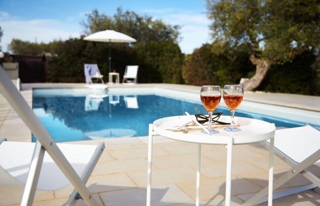 Bassein majutusasutuses Trullo Dei Fiori või selle lähedal