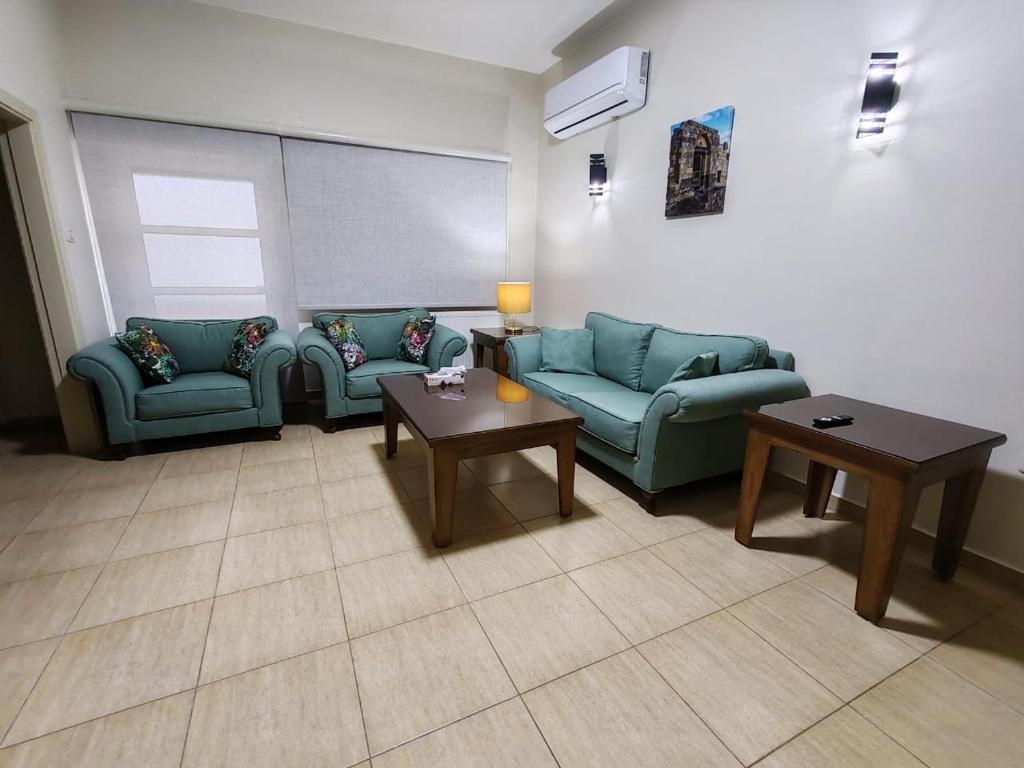 Posezení v ubytování CMK Housing