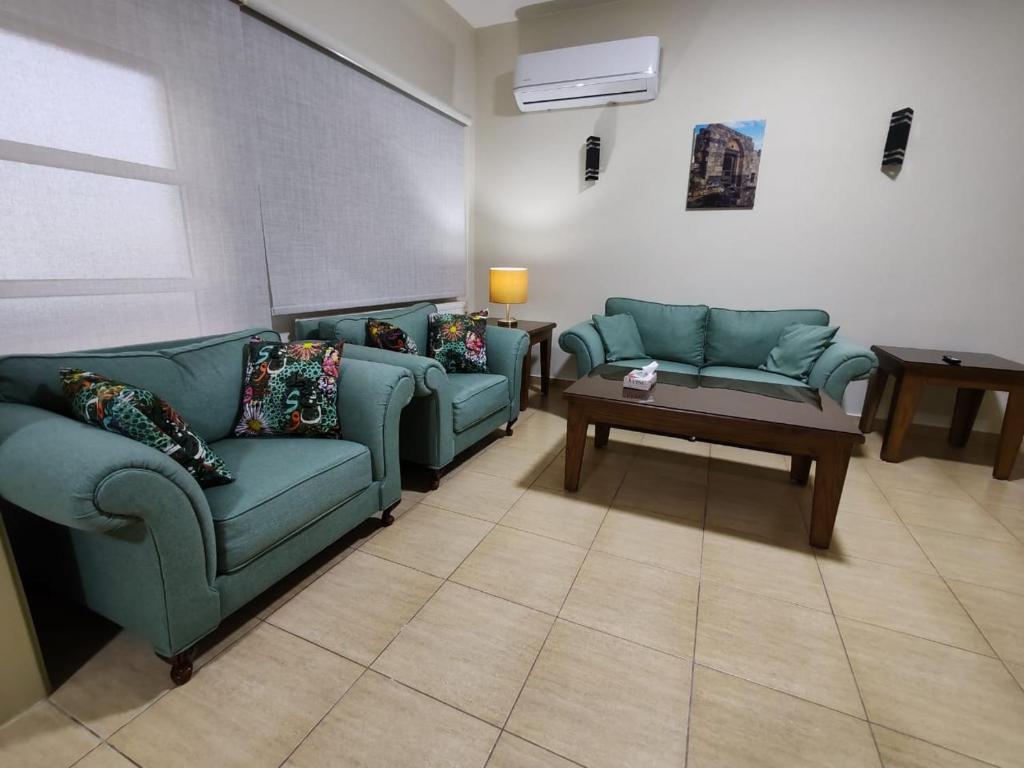 Posezení v ubytování CMK Housing