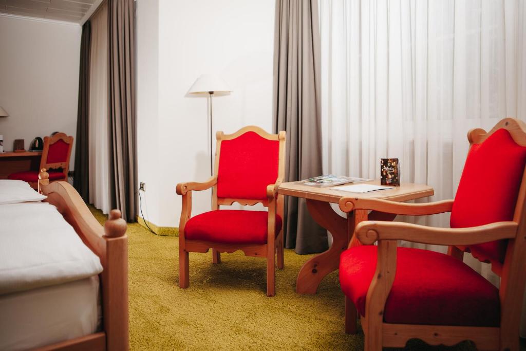 Posezení v ubytování Hotel Elfbuchen