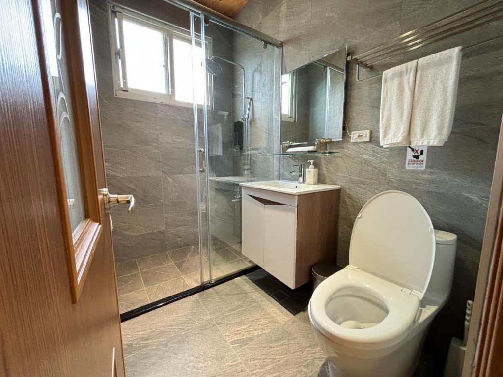 Koupelna v ubytování Hualien Wazuka Homestay