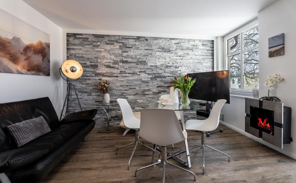 Villa Helga- Fewo Nachtstern mit Terrasse, Bio-Kamin und 2 Schlafzimmer - Appartamento