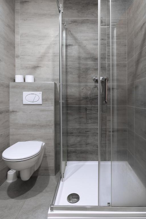 Koupelna v ubytování Hotel Schwarz