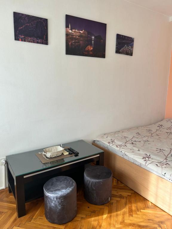 Postel nebo postele na pokoji v ubytování Apartments Jankovic