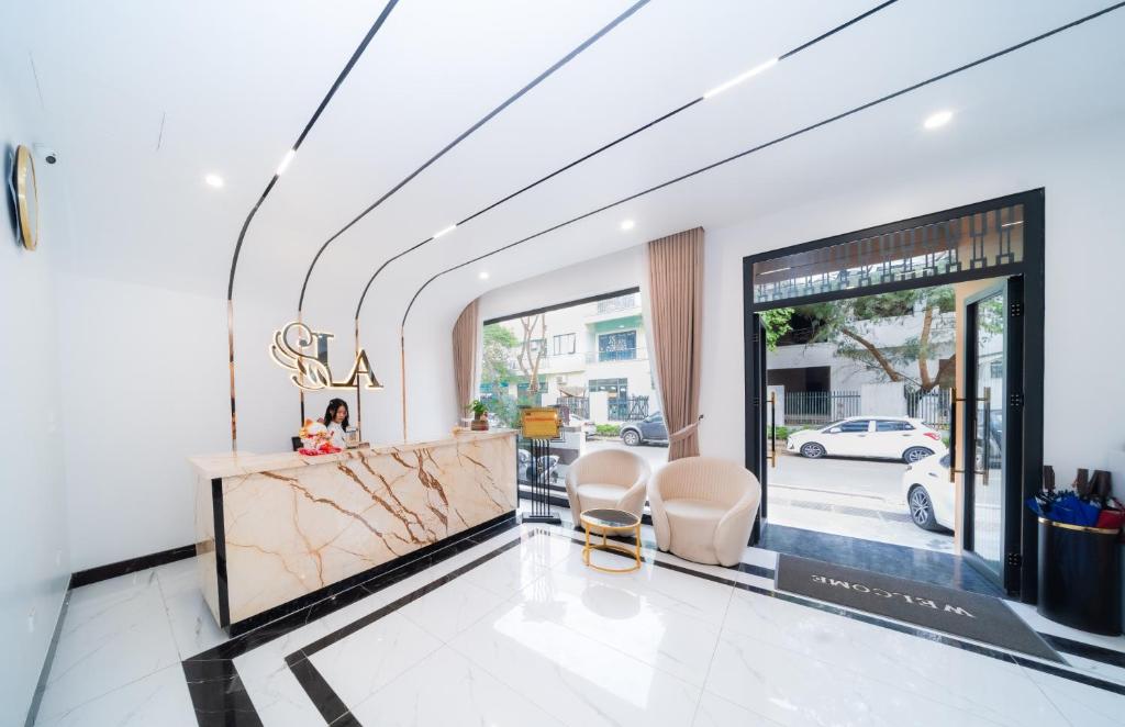 Posezení v ubytování Lam Anh Hotel 6 Ngoại Giao Đoàn BT4-10
