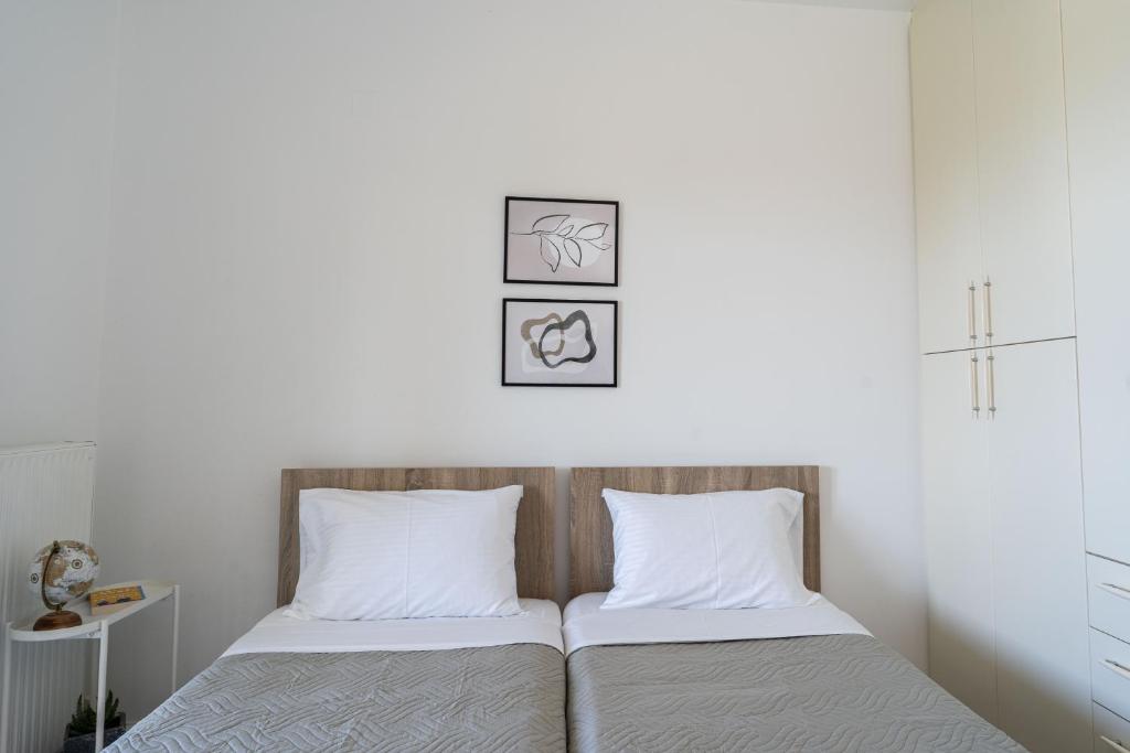 A bed or beds in a room at Elarchon Villa Private Pool
