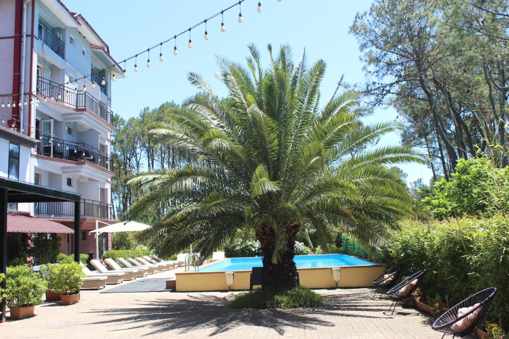 Bazén v ubytování Iveria Elli Hotel nebo v jeho okolí