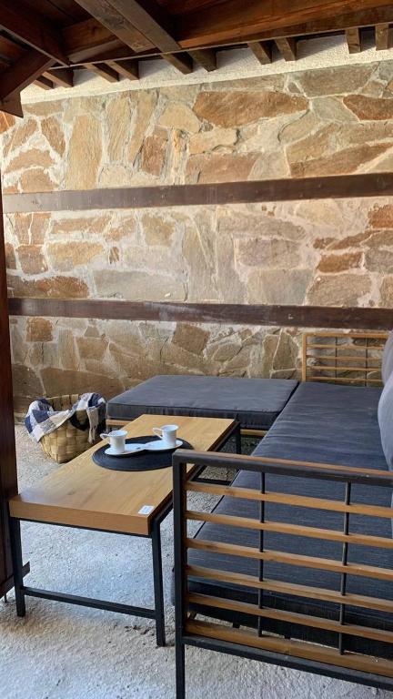 Posezení v ubytování Olive Apartment with terrace B100 in Grand Resort Pamporovo