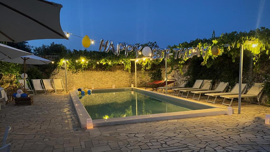 The swimming pool at or close to La Corte di Nunu'