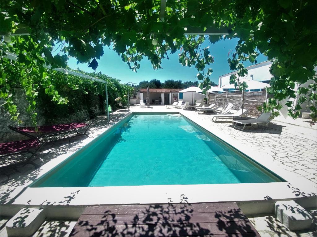 The swimming pool at or close to La Corte di Nunu'