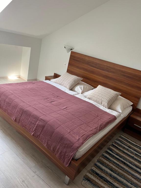 Katil atau katil-katil dalam bilik di Panorama Hlohovec