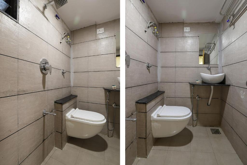 Koupelna v ubytování Super Hotel O Shubham Inn