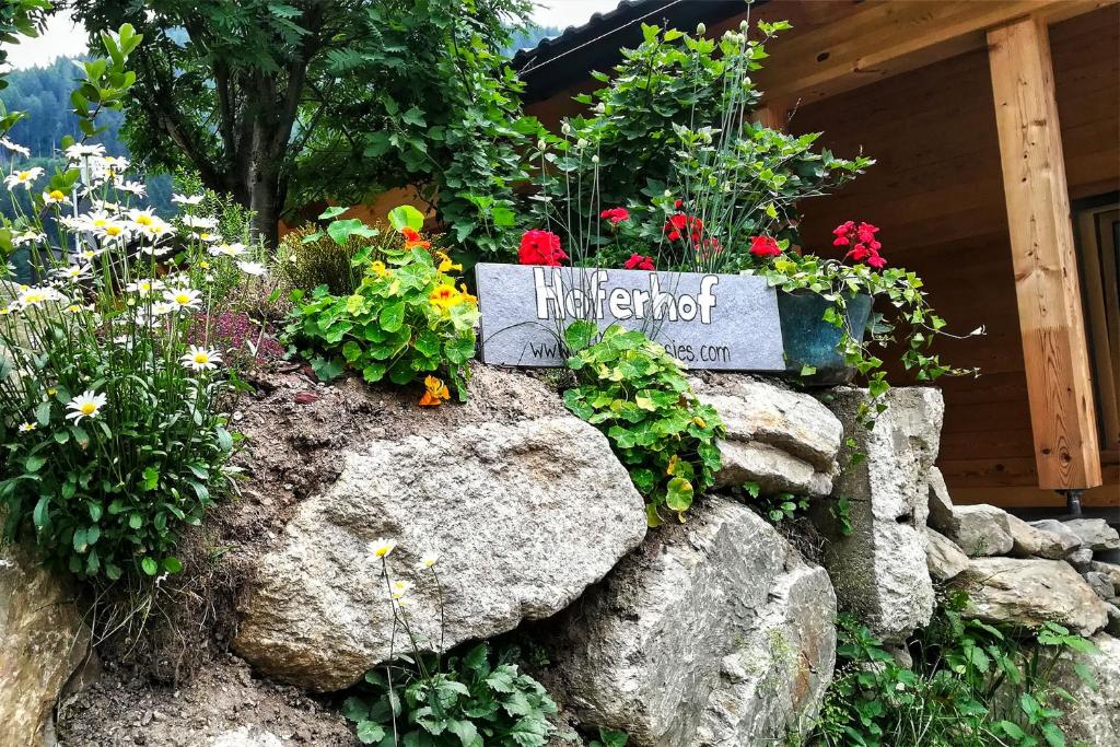 Zahrada ubytování Hoferhof Apt A