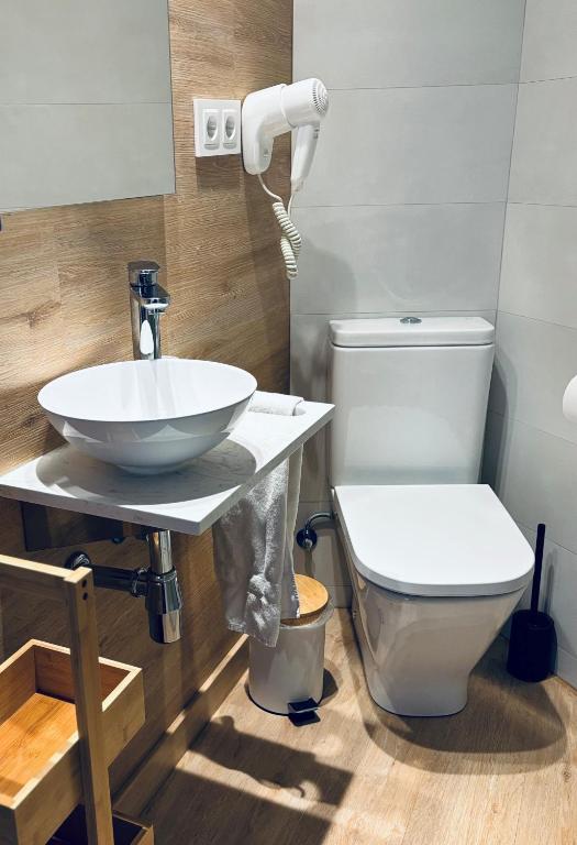 Koupelna v ubytování Hostal Sans
