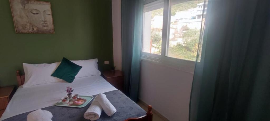 Postel nebo postele na pokoji v ubytování Ionian View
