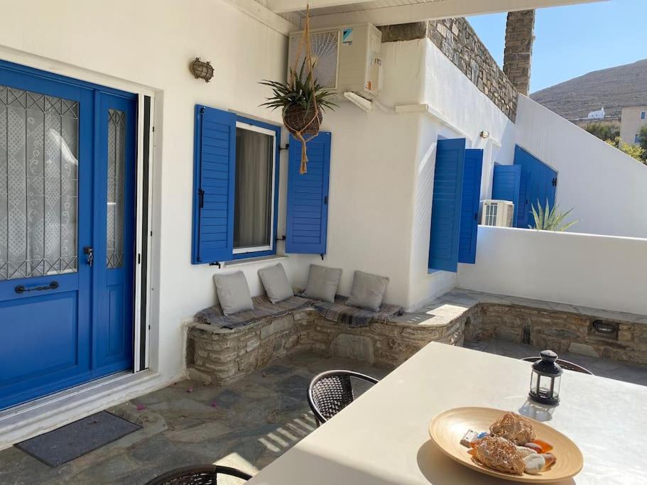 Balkón nebo terasa v ubytování Cycladic home in Kounados Paros