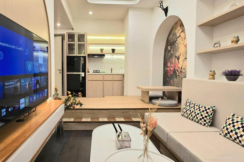 Kuchyň nebo kuchyňský kout v ubytování ArumDaru at Tanglin Apartment