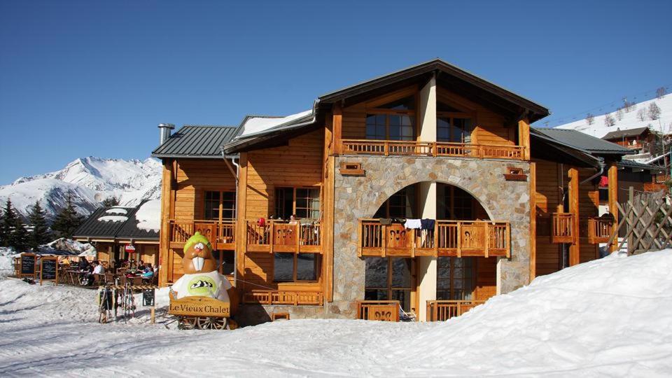 Atmosphere Lodge v zimě