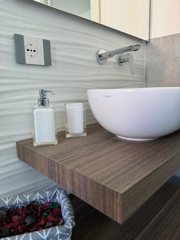 Koupelna v ubytování B&B Prestige
