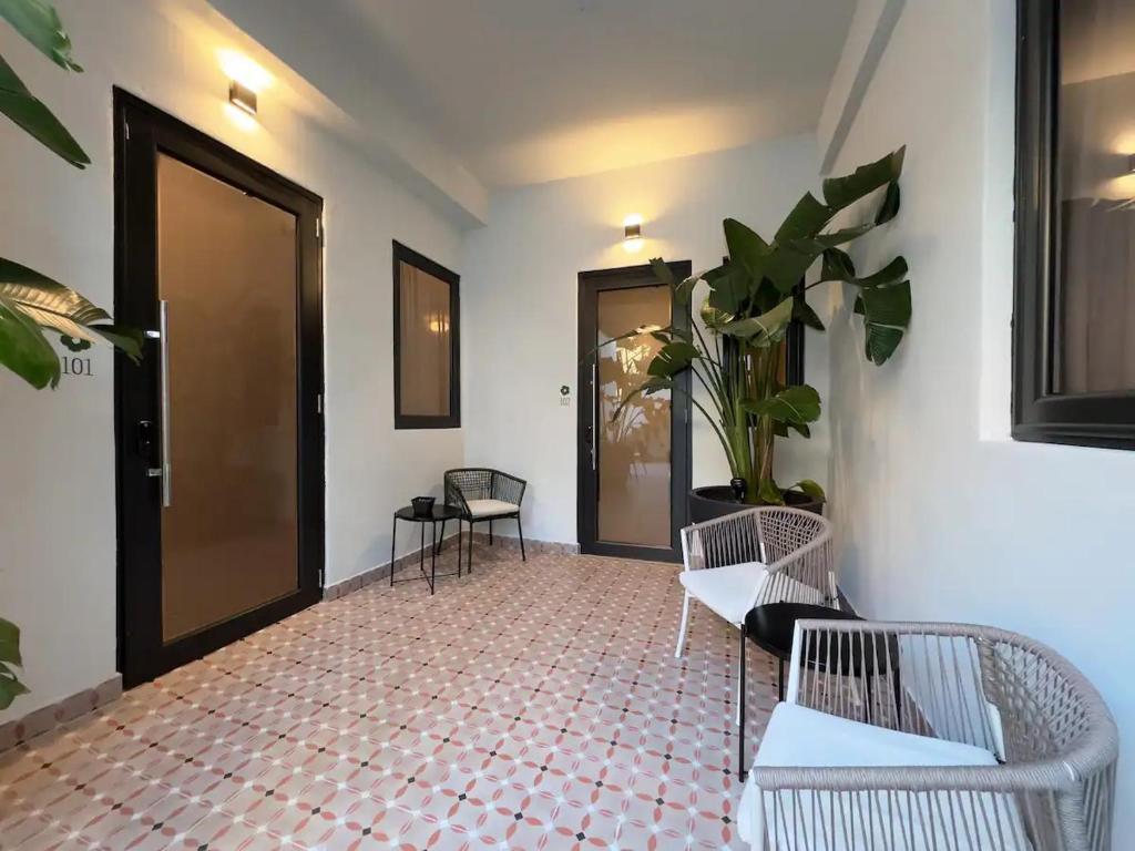 Posezení v ubytování Patio Elba Boutique Hotel