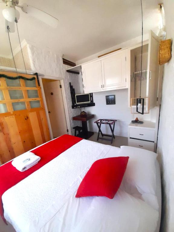 Kuchyň nebo kuchyňský kout v ubytování Hostal Cann's House