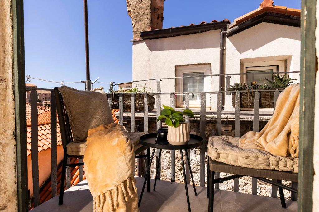 Balkón alebo terasa v ubytovaní LaMaison Dubrovnik