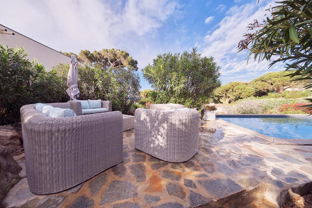 Bazén v ubytování Villa avec jardin et piscine nebo v jeho okolí
