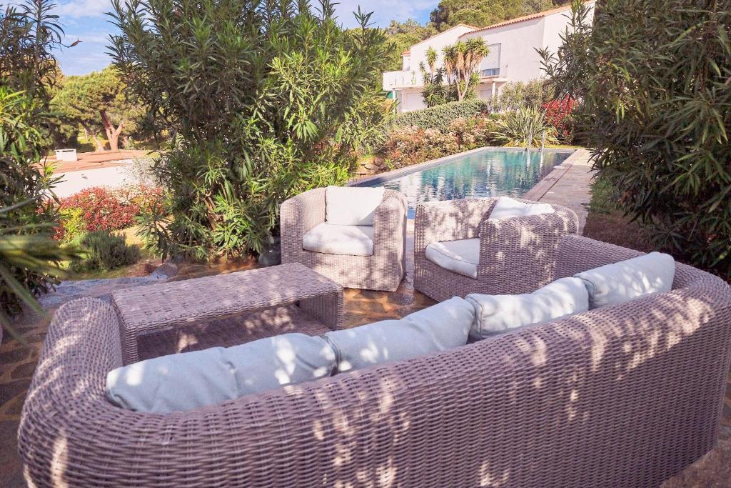 Bazén v ubytování Villa avec jardin et piscine nebo v jeho okolí