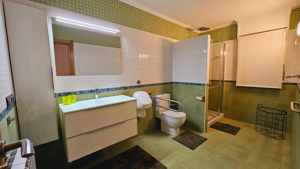 Koupelna v ubytování Casa Rural Simonan Borda