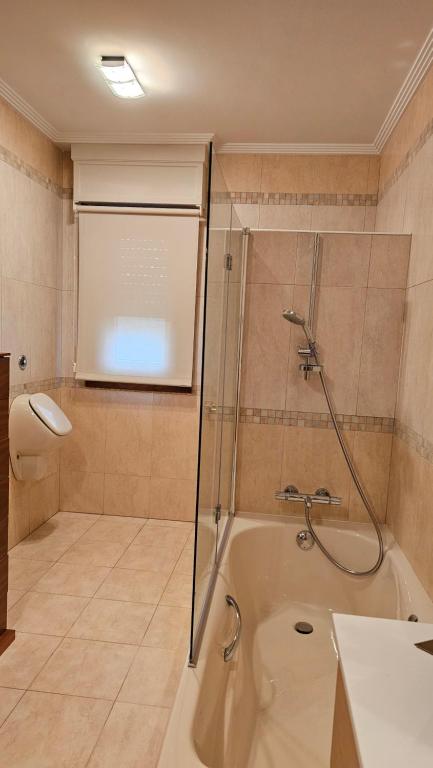 Koupelna v ubytování Casa Rural Simonan Borda