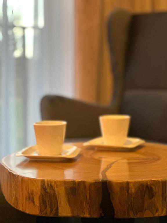 Posezení v ubytování Marina Resort Chłopy