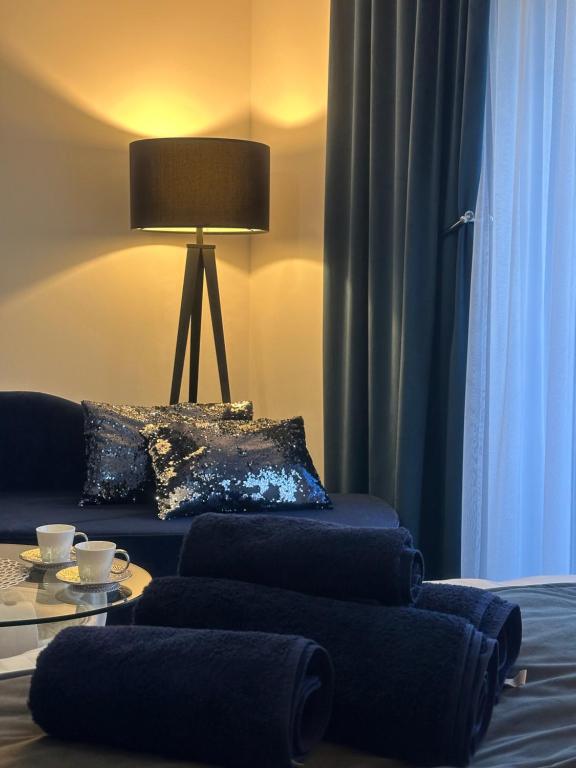 Posezení v ubytování Marina Resort Chłopy