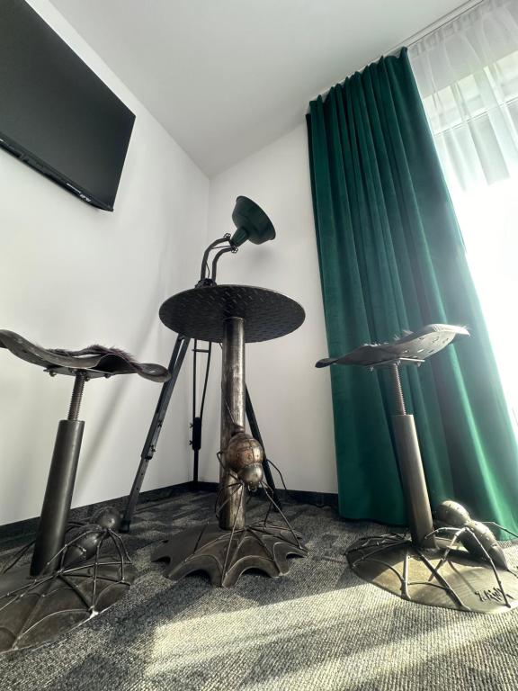 TV a/nebo společenská místnost v ubytování Marina Resort Chłopy