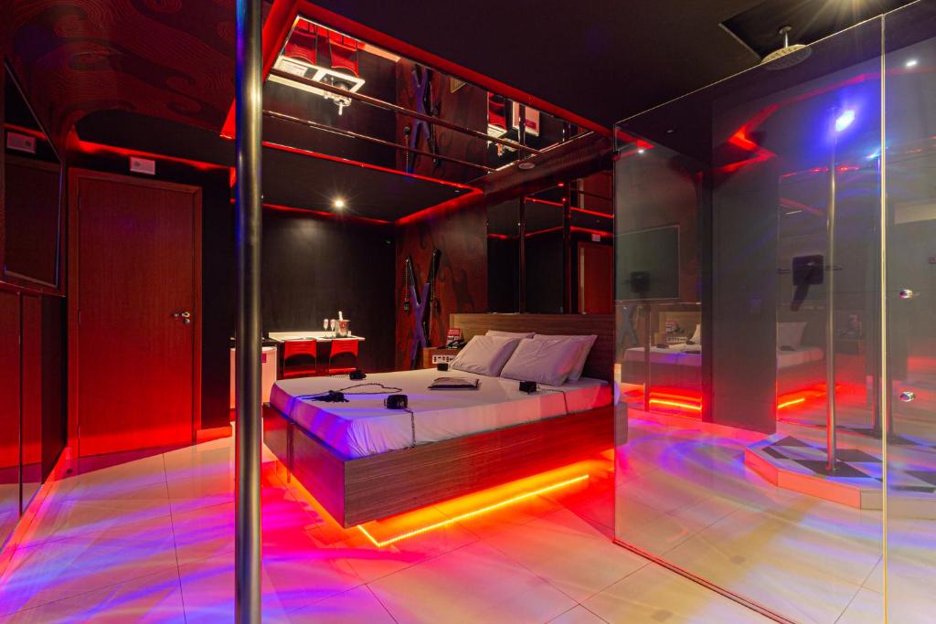 Posezení v ubytování Point Motel GRU