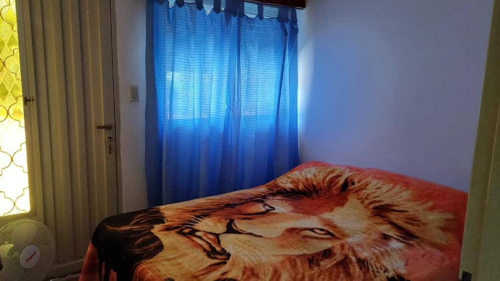 Säng eller sängar i ett rum på Atardecer en el monte