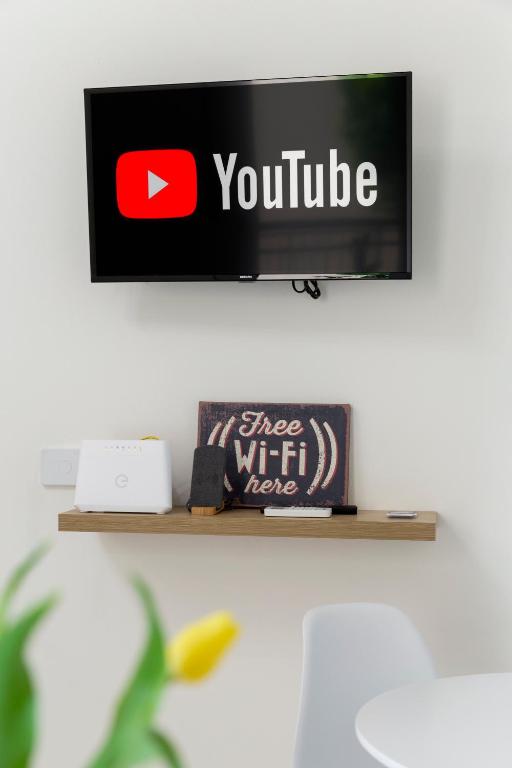 TV a/nebo společenská místnost v ubytování Shiny Rooms Verona