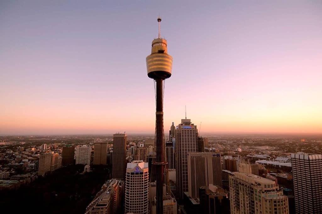 Vista generica su Sydney o vista sulla città dall'interno dell'appartamento