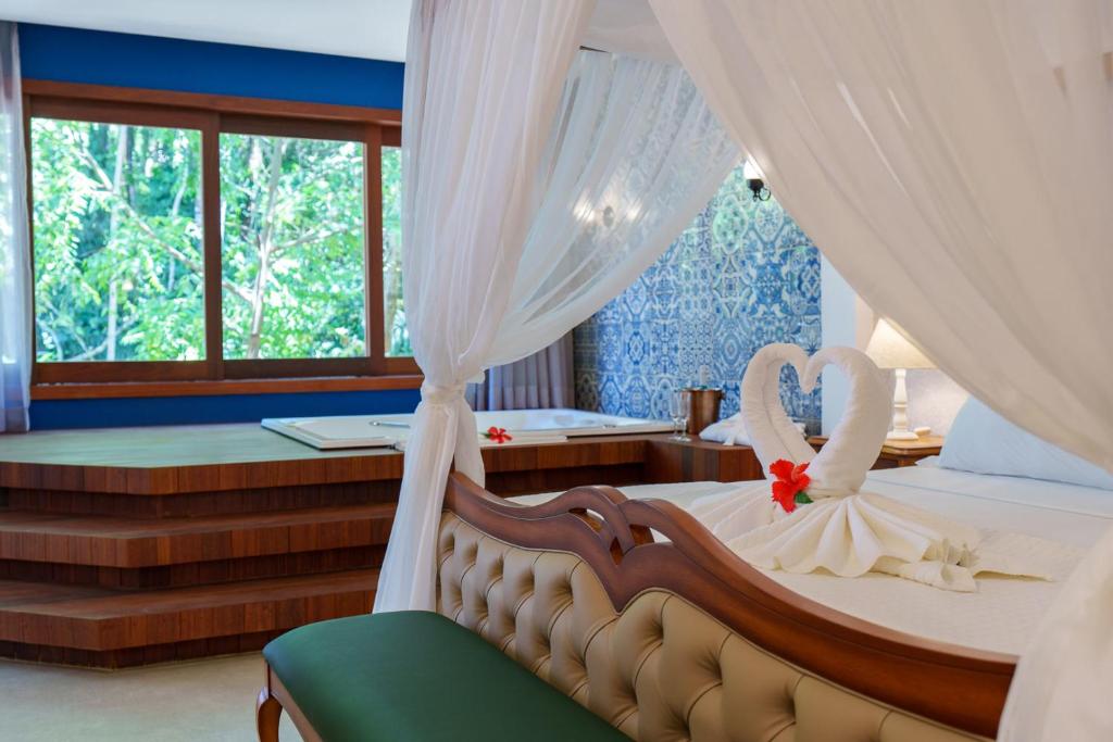 Cama ou camas em um quarto em Resende Imperial Hotel & Spa
