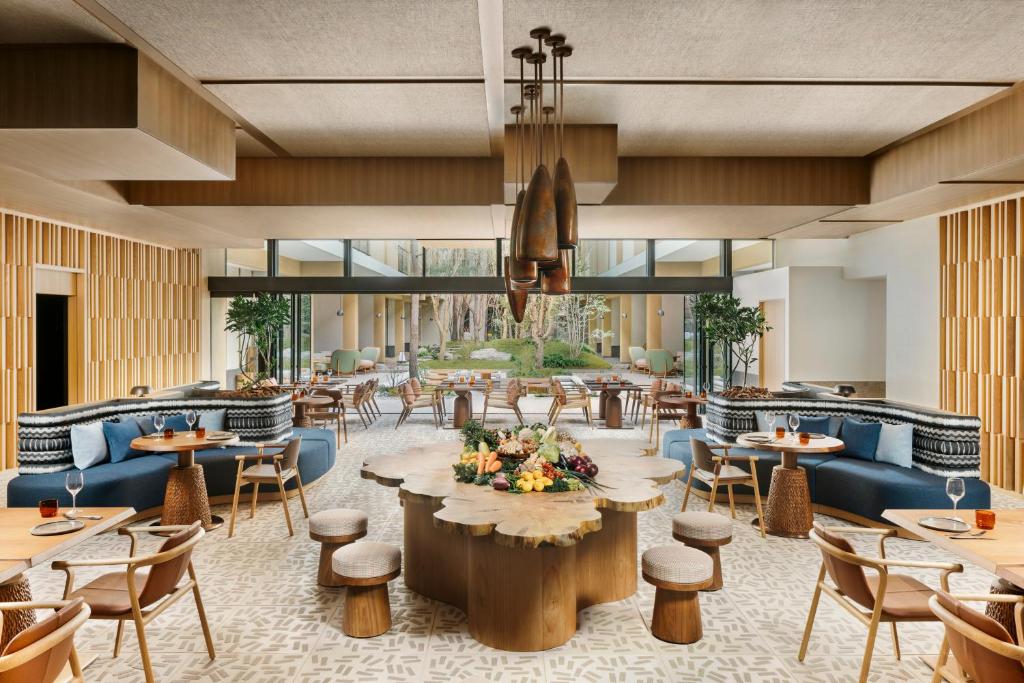 Posezení v ubytování Six Senses Kyoto