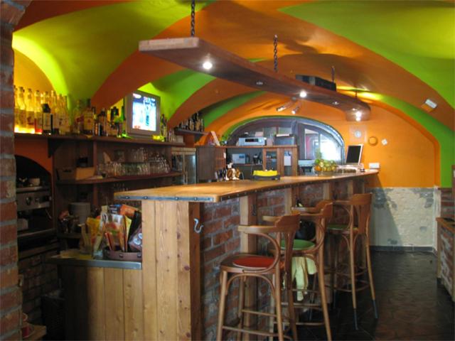 Lounge nebo bar v ubytování Penzion Pod Kašnou