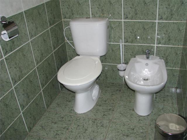 Koupelna v ubytování Penzion Pod Kašnou