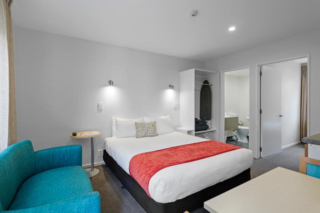 Postel nebo postele na pokoji v ubytování Bella Vista Motel & Apartments Christchurch