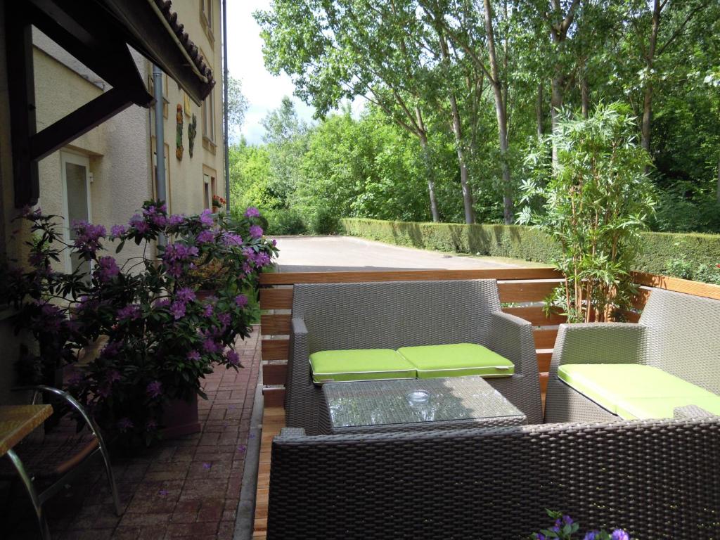 Zahrada ubytování Logis Bagatelle - 51530 Dizy