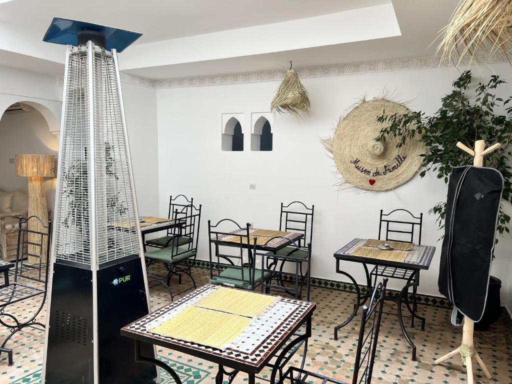 Restaurace v ubytování Riad Sarah Sabrina