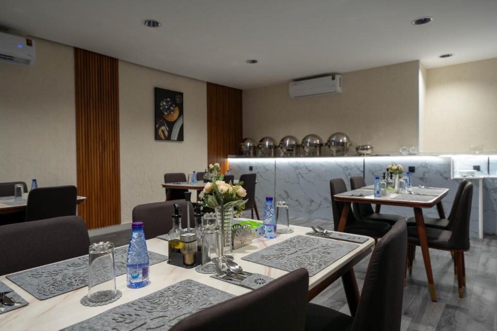 Posezení v ubytování Masharef Abha Suites