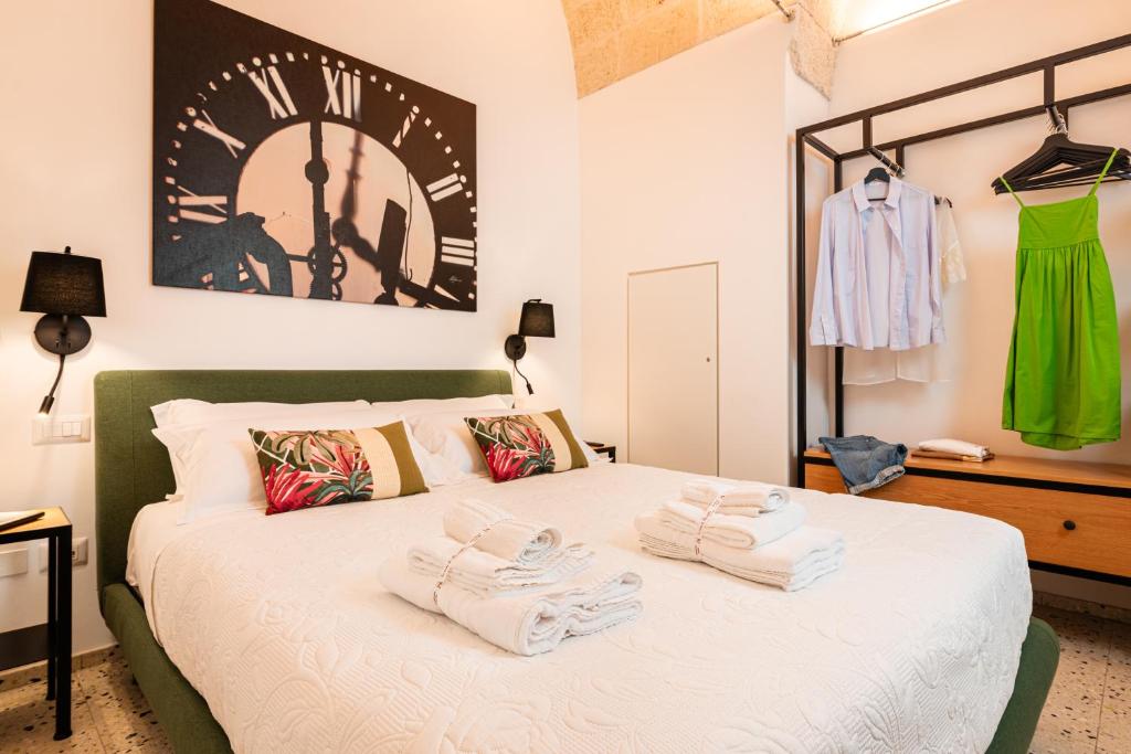 Postel nebo postele na pokoji v ubytování La casa di Benedetta