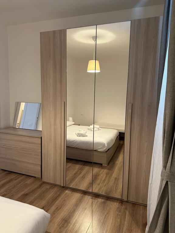 Postel nebo postele na pokoji v ubytování CA DEL TRIMA