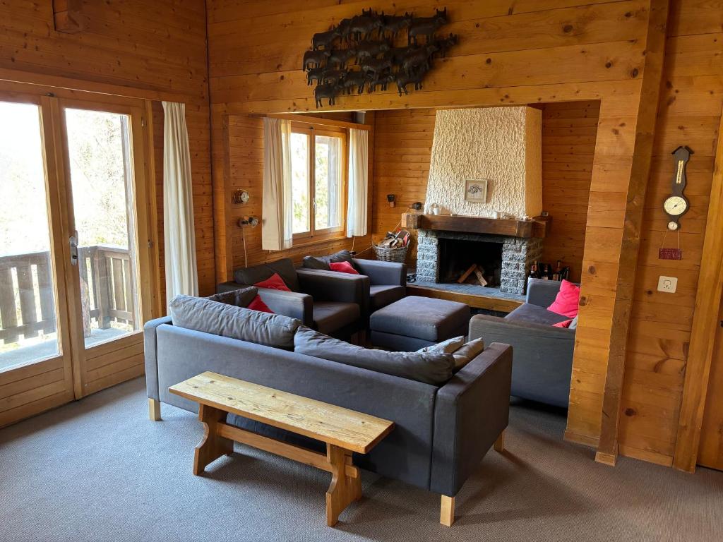 Posezení v ubytování Chalet Claire